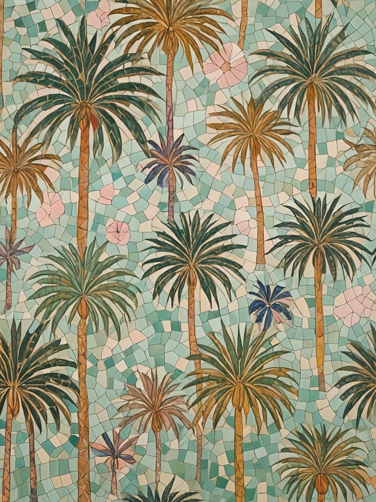 Palm Tree Mosaic