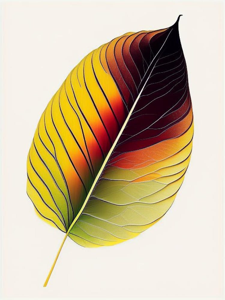 Sunflower Leaf Abstract