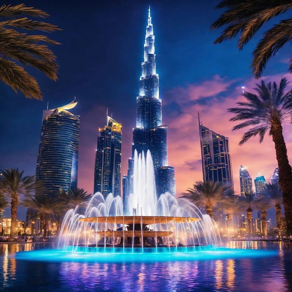 Dubai Au Crépuscule