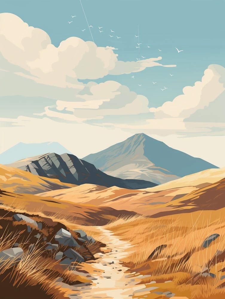 West Highland Way Ireland 3 Hiking Trail Landscape