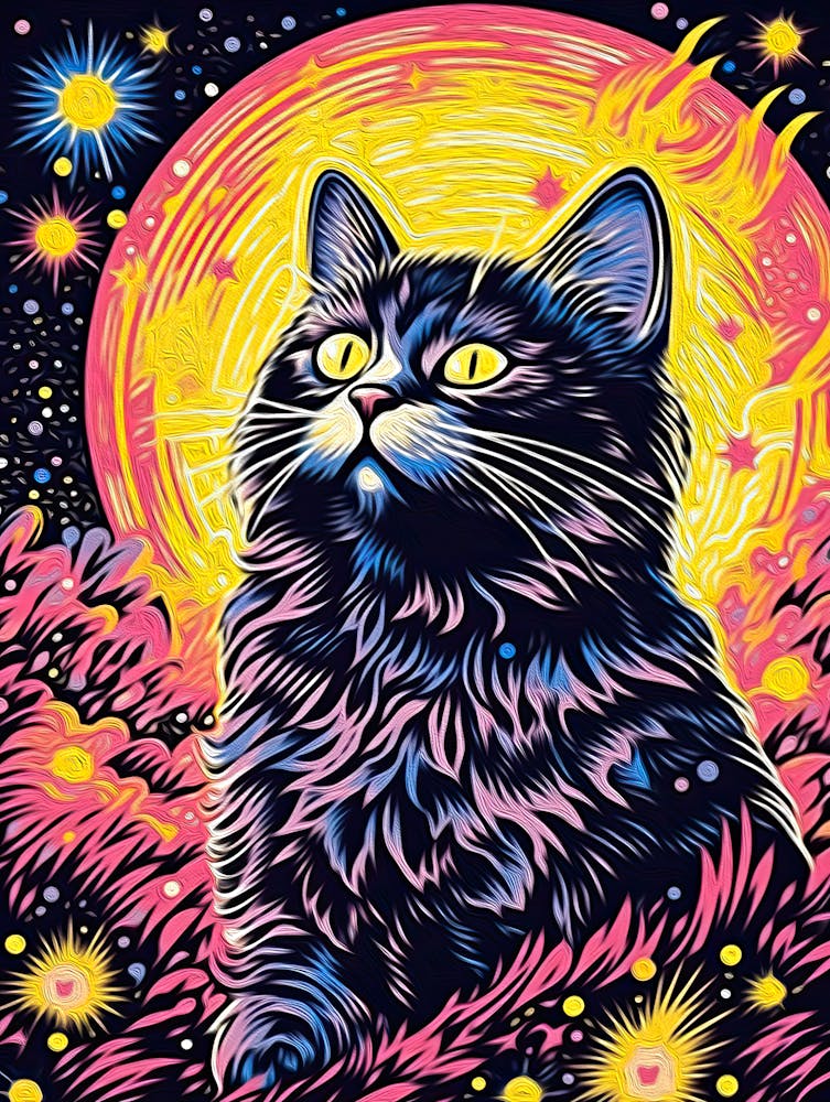 Nebula Pawrel, Psychedelic Cats series