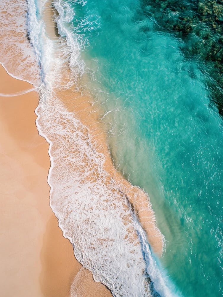 Aerial View Of A Beach 92