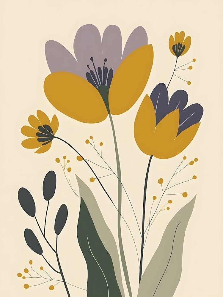 Golden Bohemian Blossoms