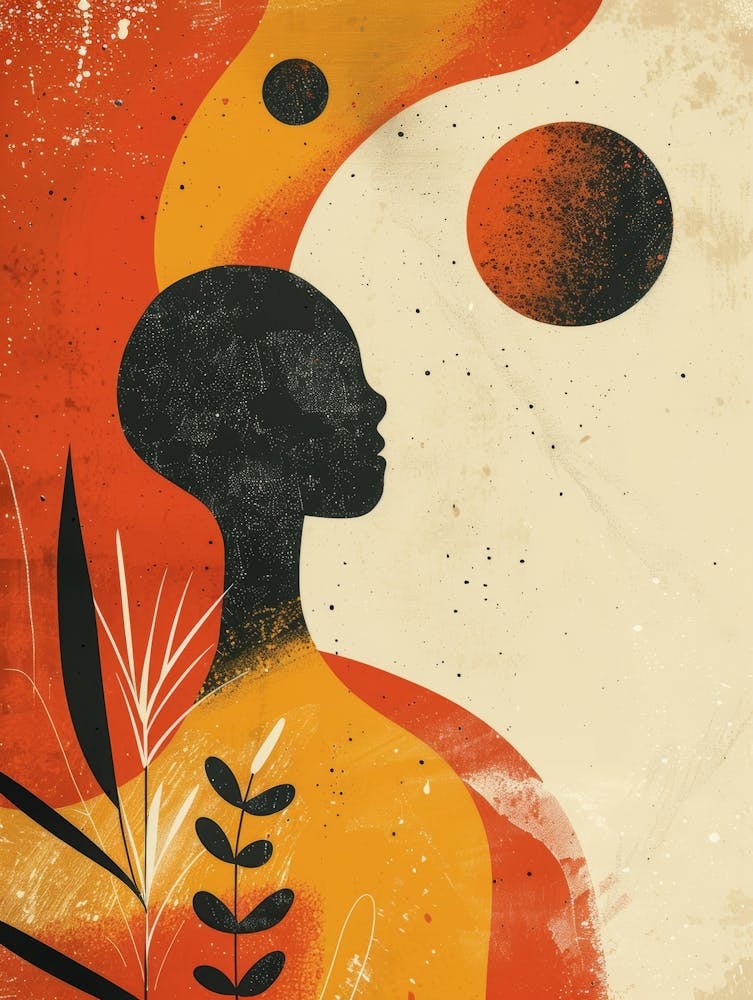 Silhouette Of A Woman 74