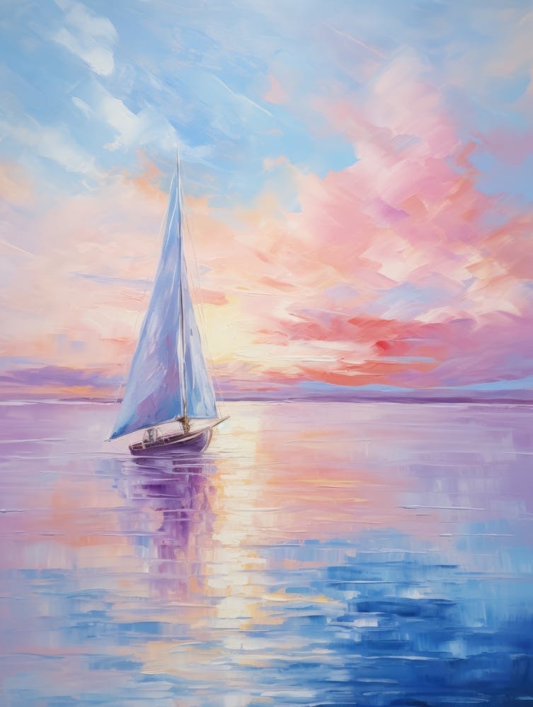 Sailboat At Sunset 13