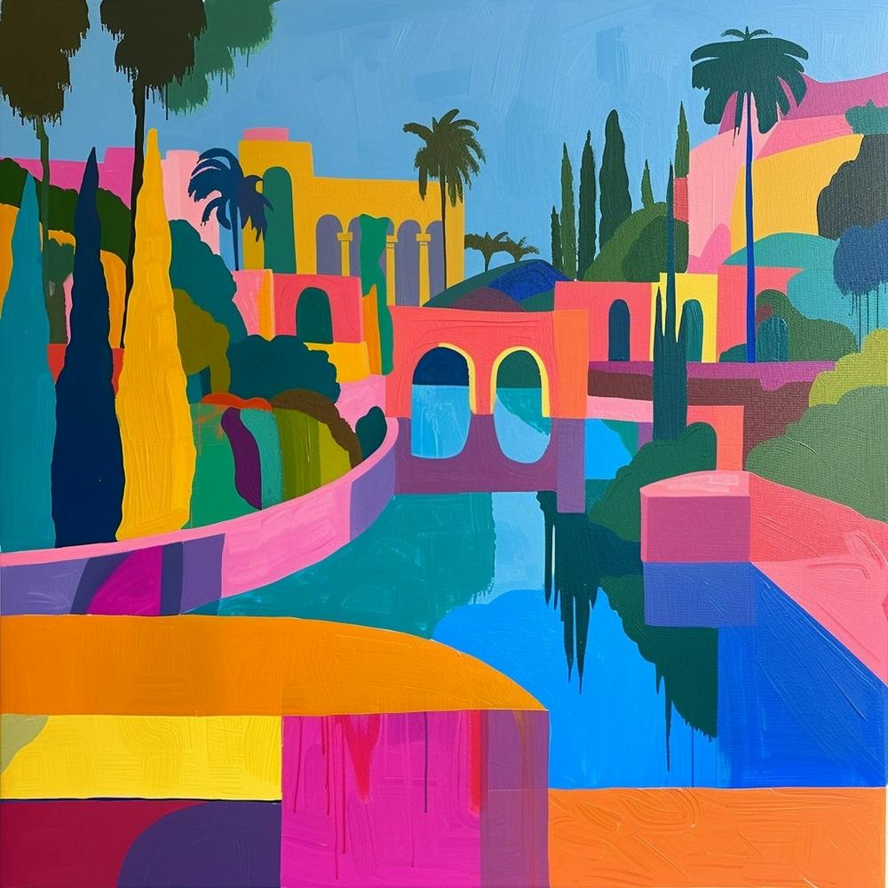 Colourful Gardens Balboa Park Usa