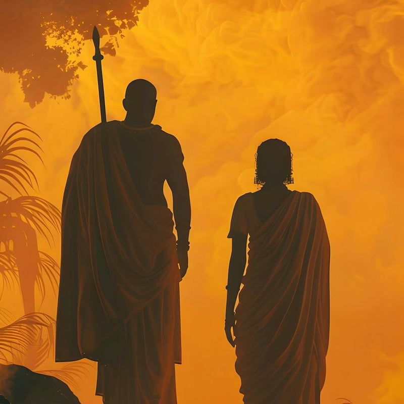 Silhouette Of A Couple