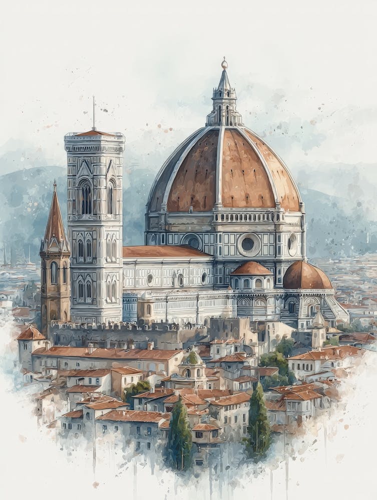 Aihrgdesign Isolated Watercolor Painting Of Italian Renaissan 3e04e1f0 1dd5 4853 A1d0 206932c222d8 3