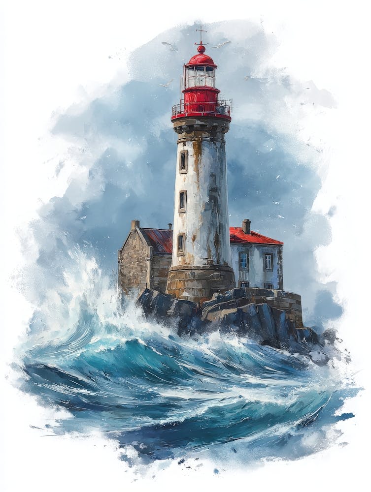 Aihrgdesign Isolated Watercolor Painting Of European Lighthou 5e2b1a4b 35bf 469f 80e8 E79726227b2a 1