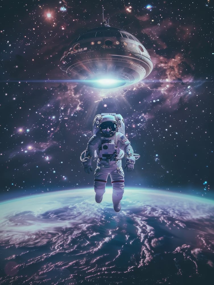 Astronaut In Space 4