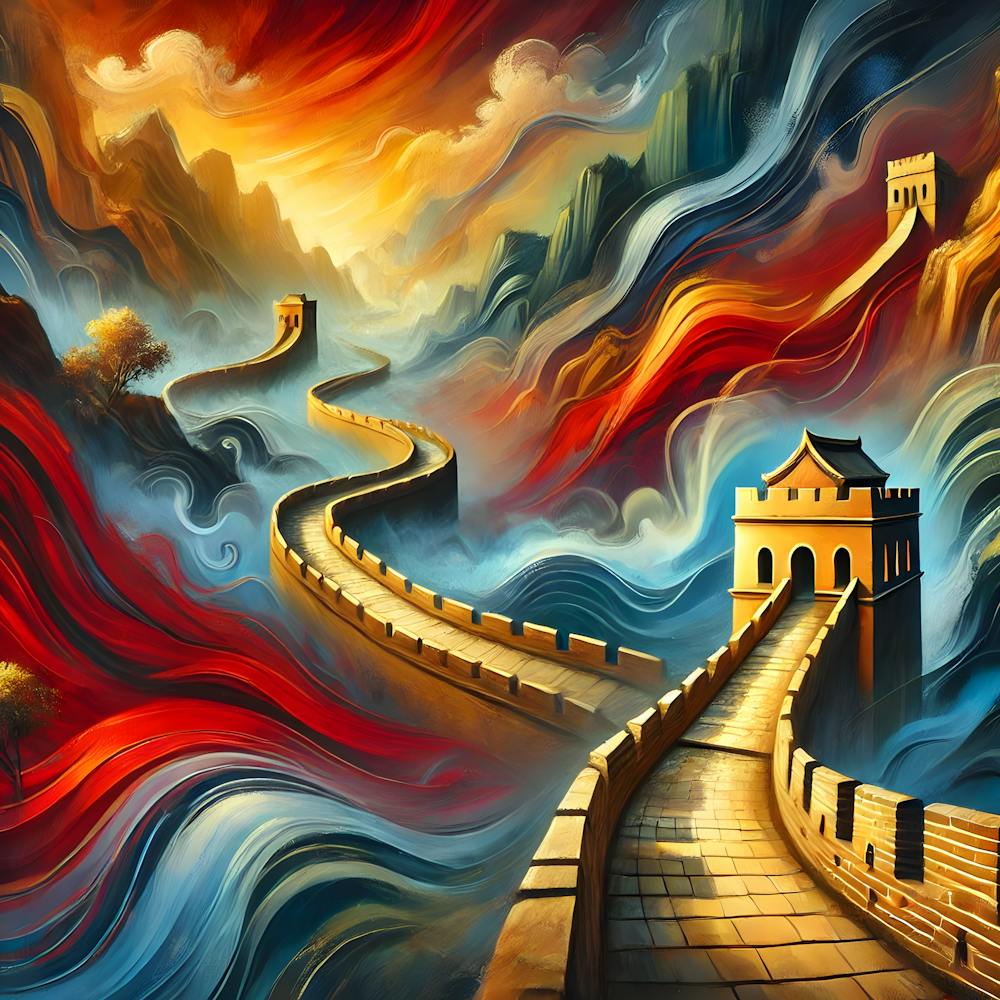 Endless Legacy Abstract Great Wall Of China
