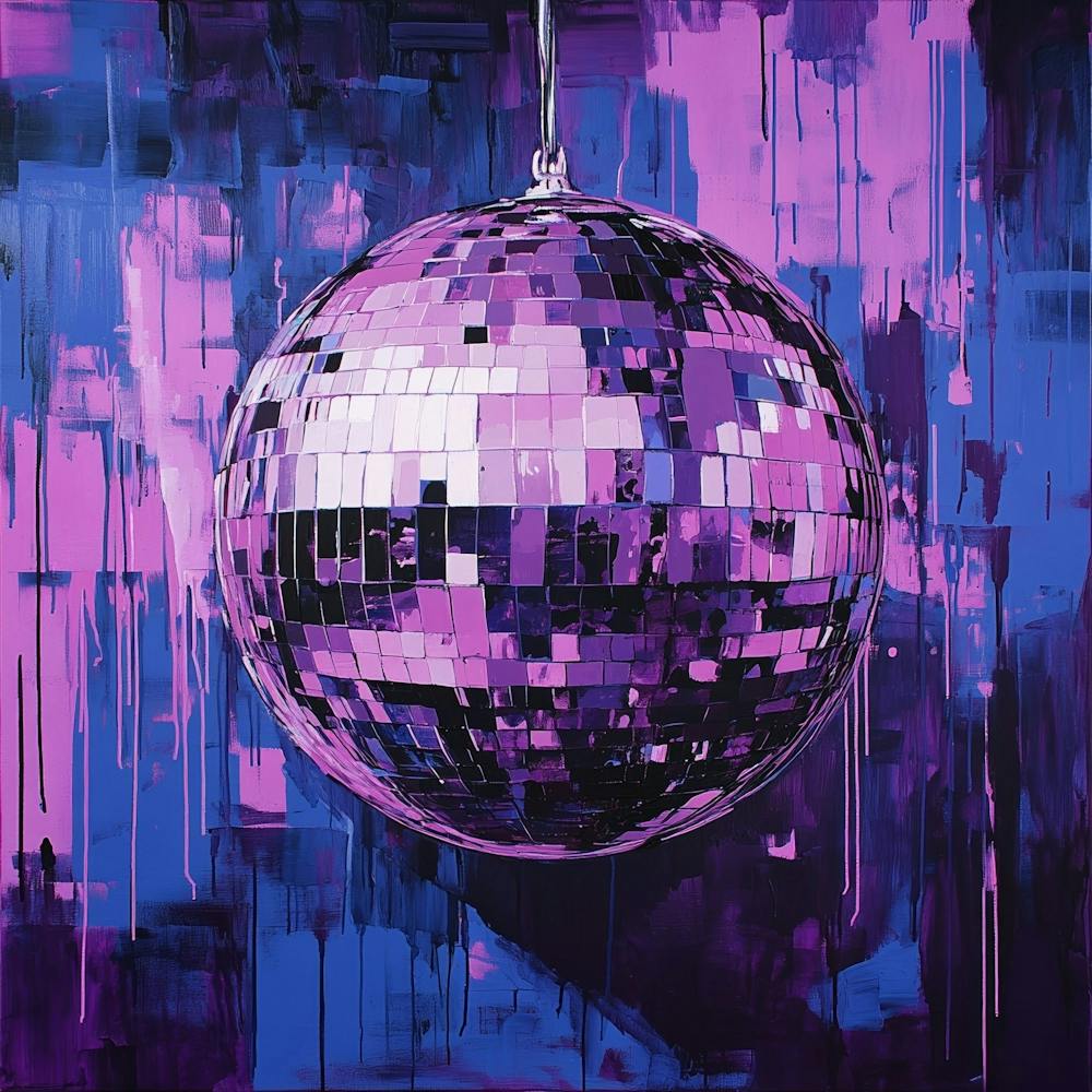 Disco Ball Canvas Print Art 5