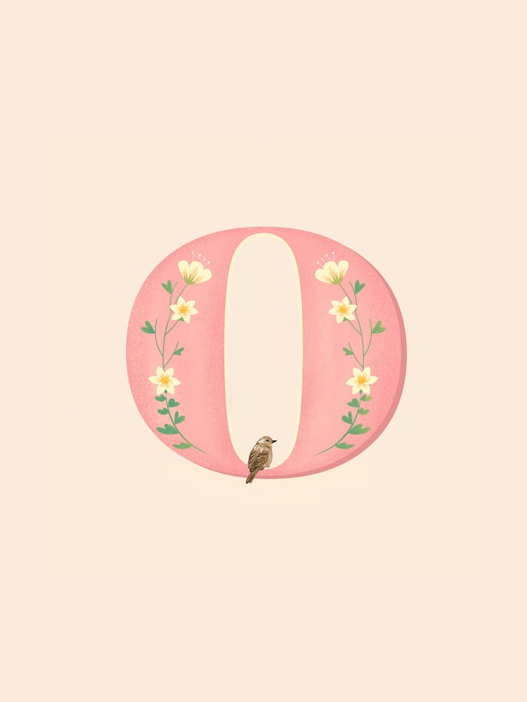 Letter 0 Sparrow