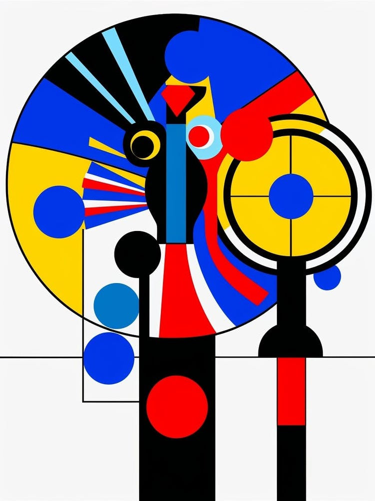 Peacock Simple Abstract 1