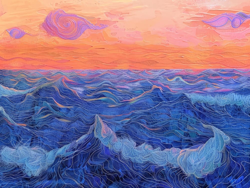 Sunset Over The Ocean 53