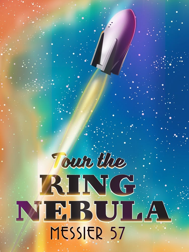 Tour The Ring Nebula Space Art