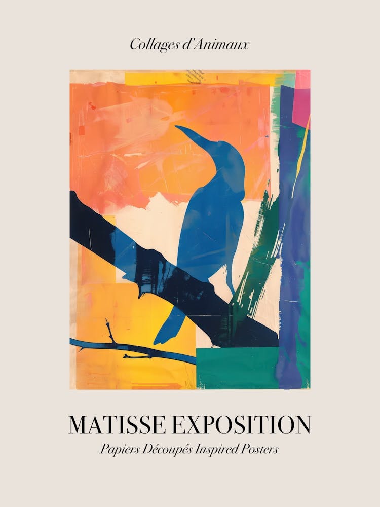 Bird 3 Matisse Inspired Exposition Animals Poster