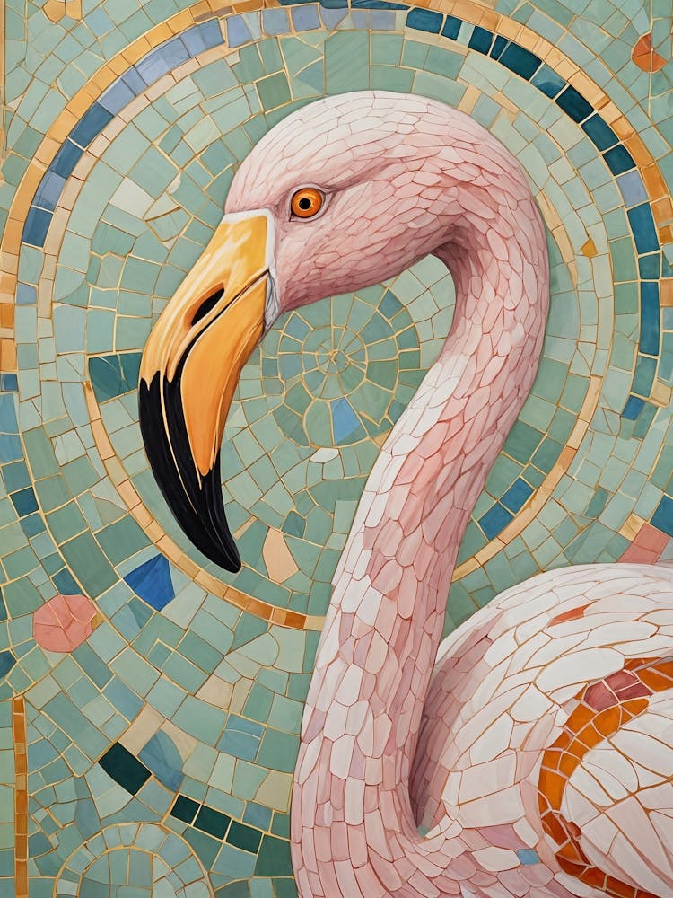 Mosaic Flamingo