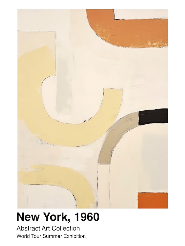 World Tour Exhibition, Abstract Art, New York, 1960 2