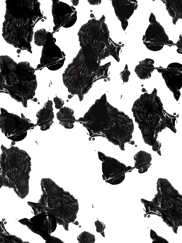 Black Paint Splatter