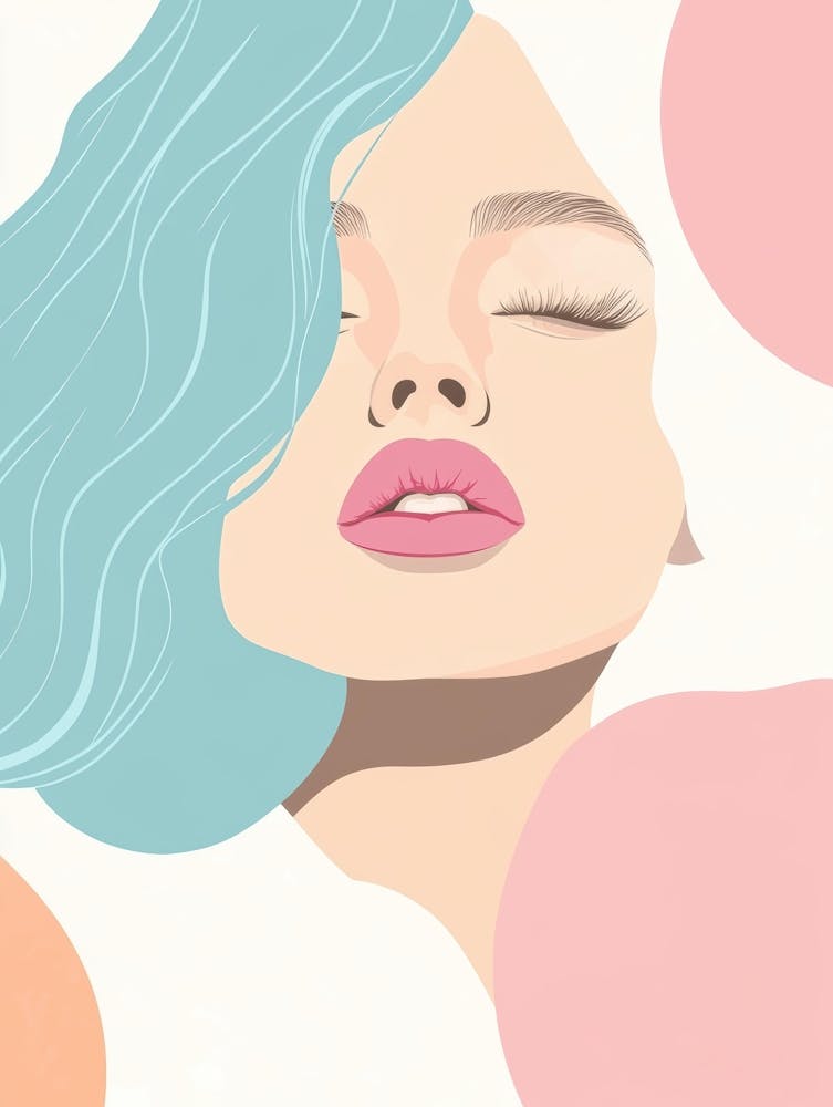 Girl With Blue Hair 21