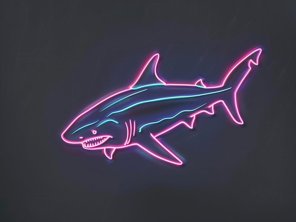 Pink Tiger Neon Shark 2