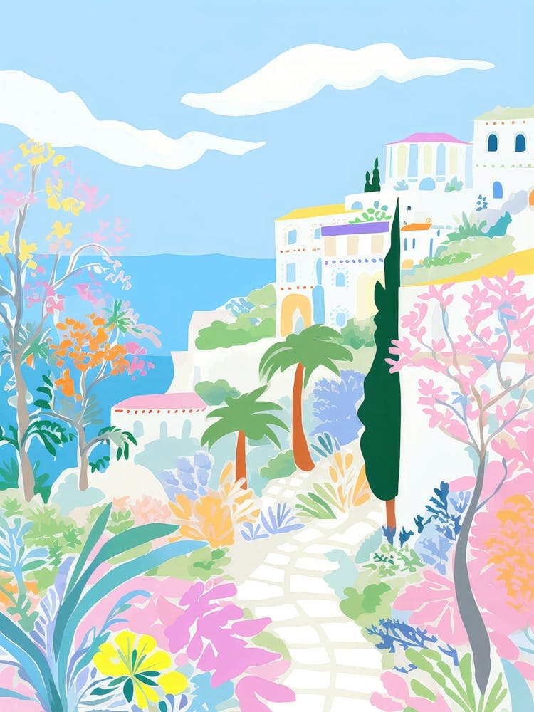 Capri, Italy Colourful View 3