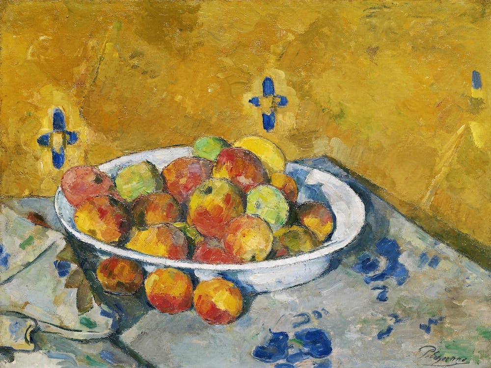 The Plate Of Apples, Paul Cézanne