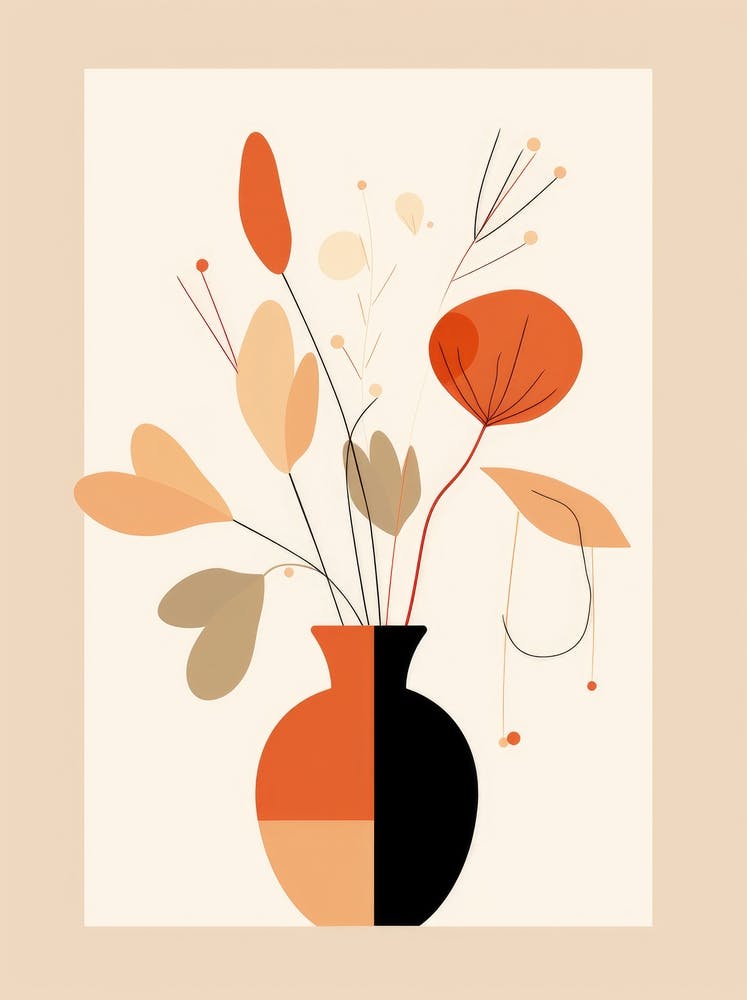 Abstract Floral Print