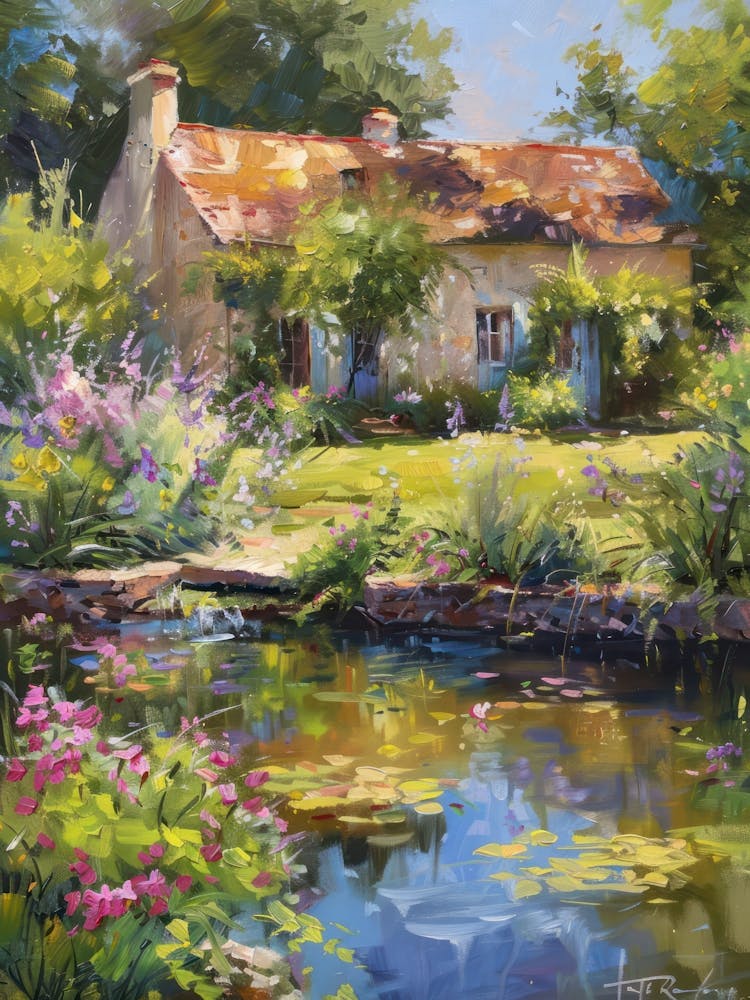 Floral Garden Fairy Pond 9
