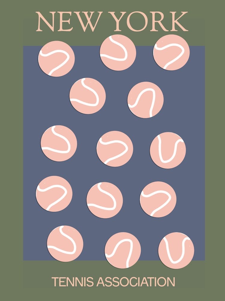 Pink tennis Print
