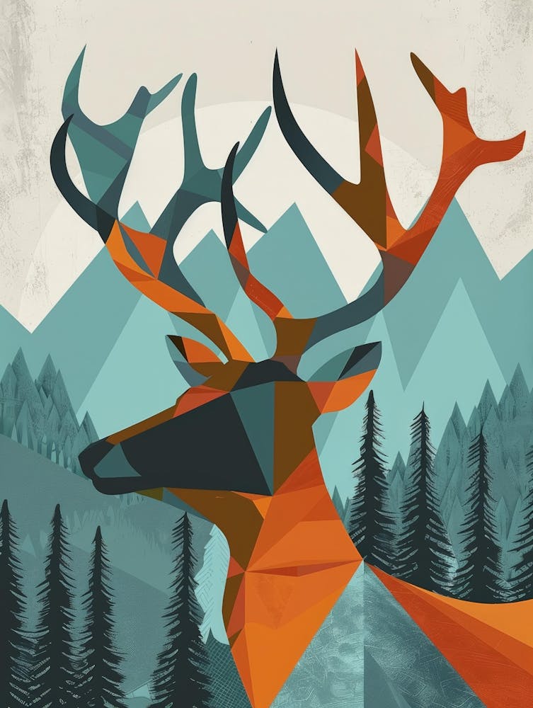 Deer Canvas Print 1