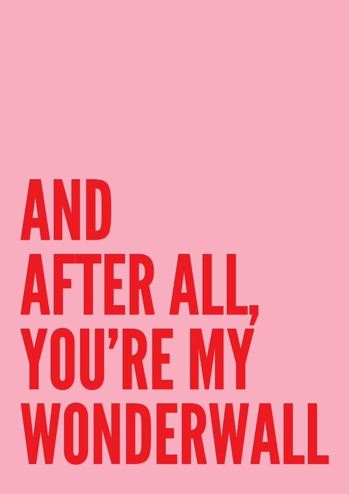Wonderwall Pink