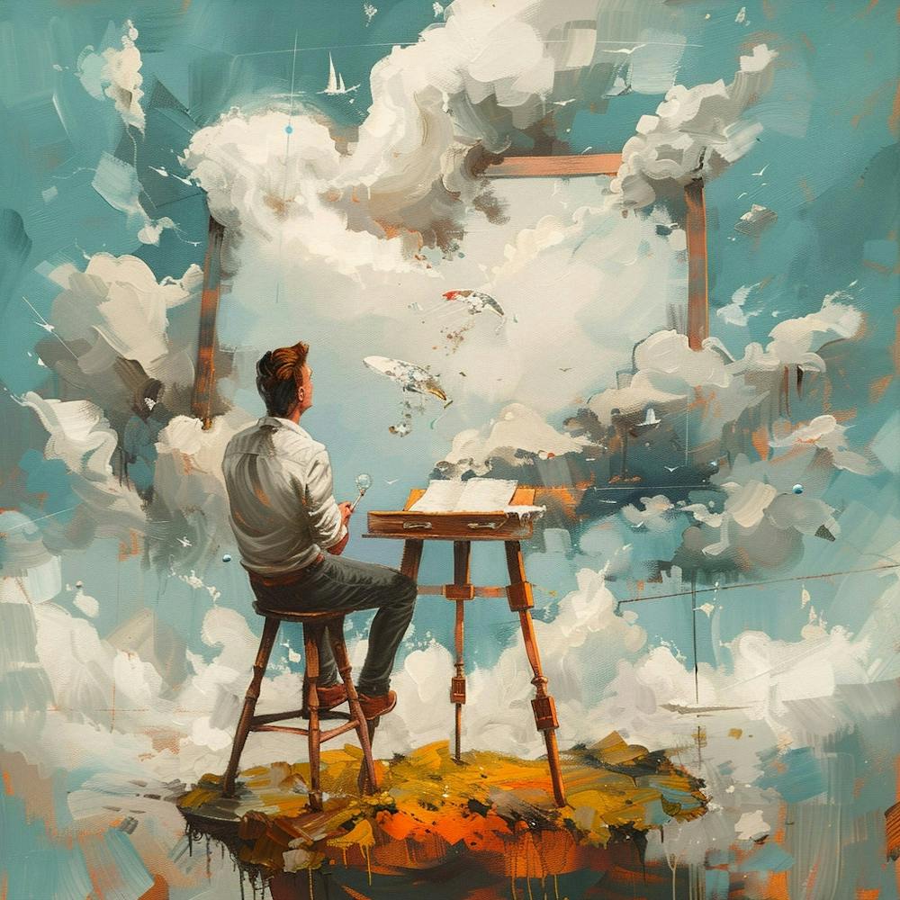 Of A Man In The Clouds