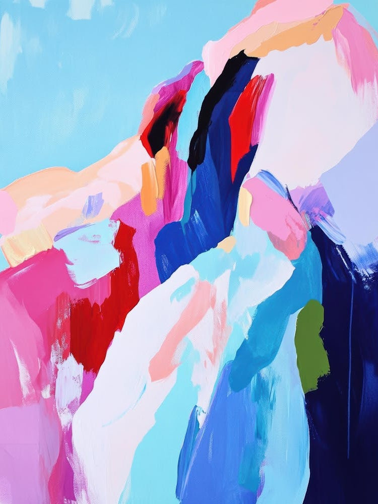 Abstract Mountain Painting 19