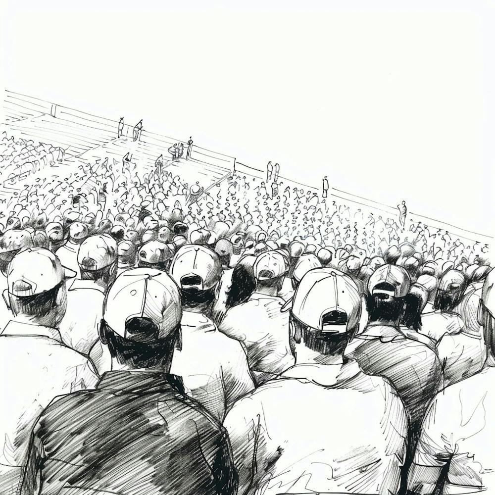 A Stadium Crowd Hand Drawn Sketch Illustration 1718674920 3