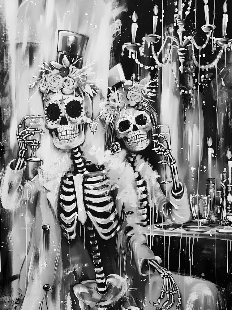 Day Of The Dead Skeletons 1