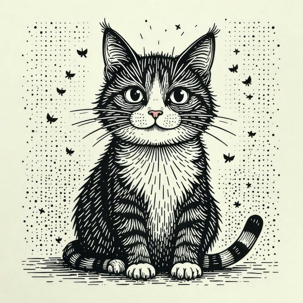 Cat Drawing 1