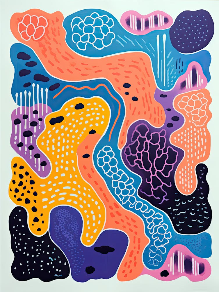 Ethereal Maze Transcendental Fluid Art