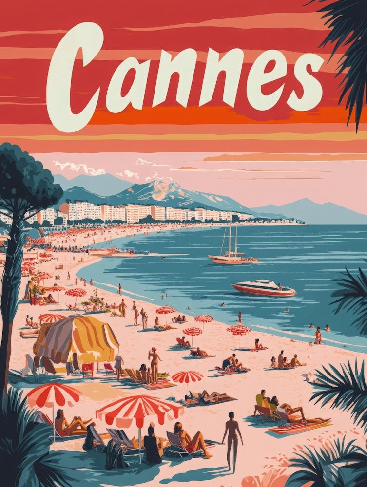 Aihrgdesign A Mid Century Modern Travel Poster For Cannes Sho 7cc850eb Aed8 4218 Abe3 F6b358442612 1