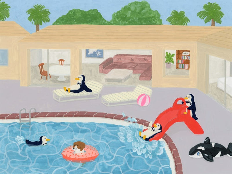 penguin house pool
