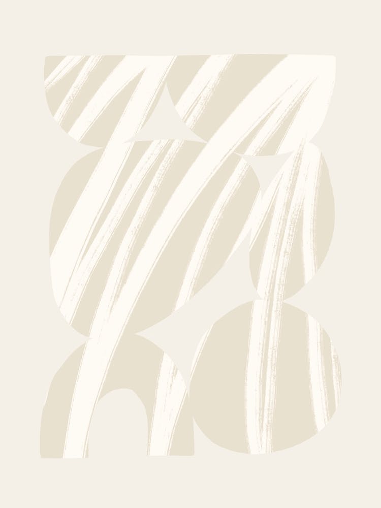 Bold Shapes 3 Beige