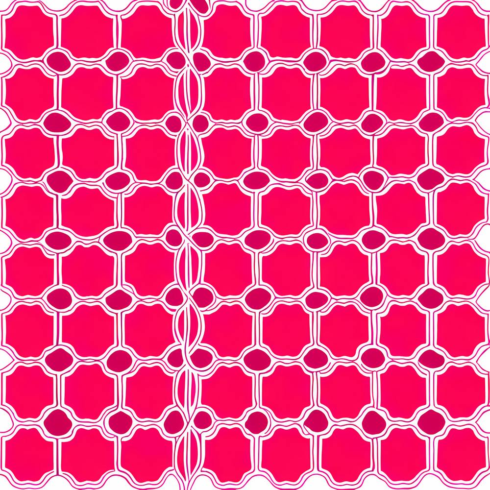 Pink tiles pattern art