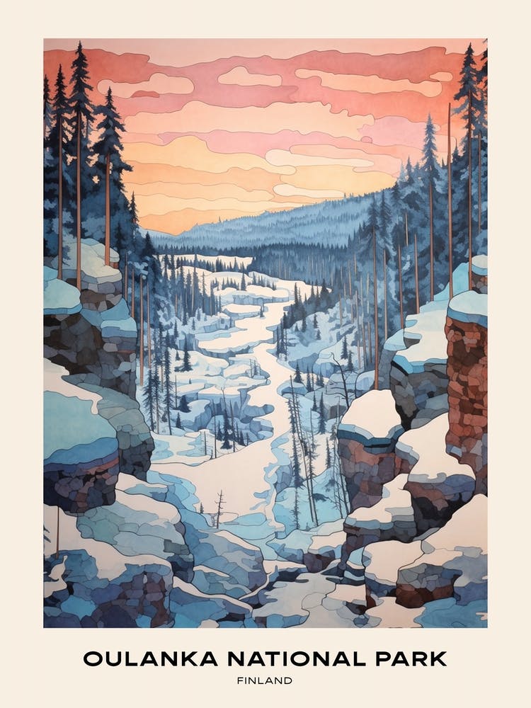 Oulanka National Park Finland 3 Poster
