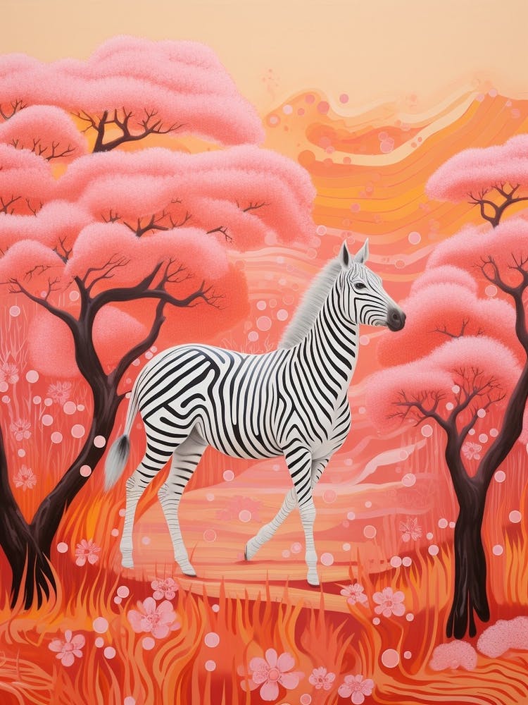 Zebra Under The Baobab Tree 2