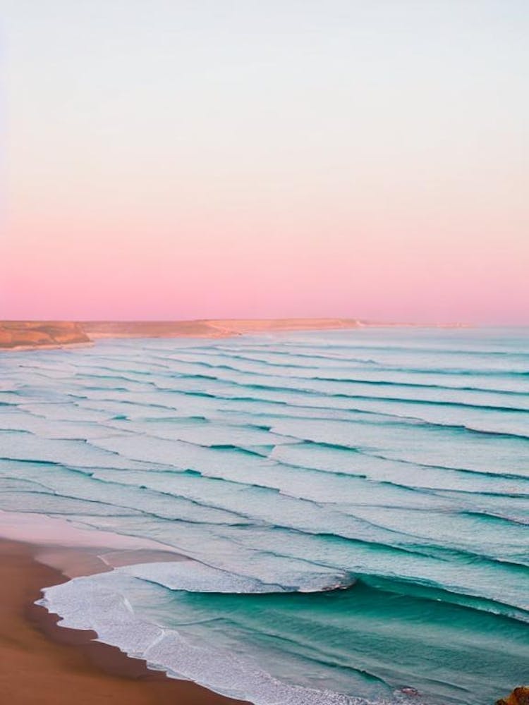 Watergate Bay Beach, Cornwall Pink Photography 