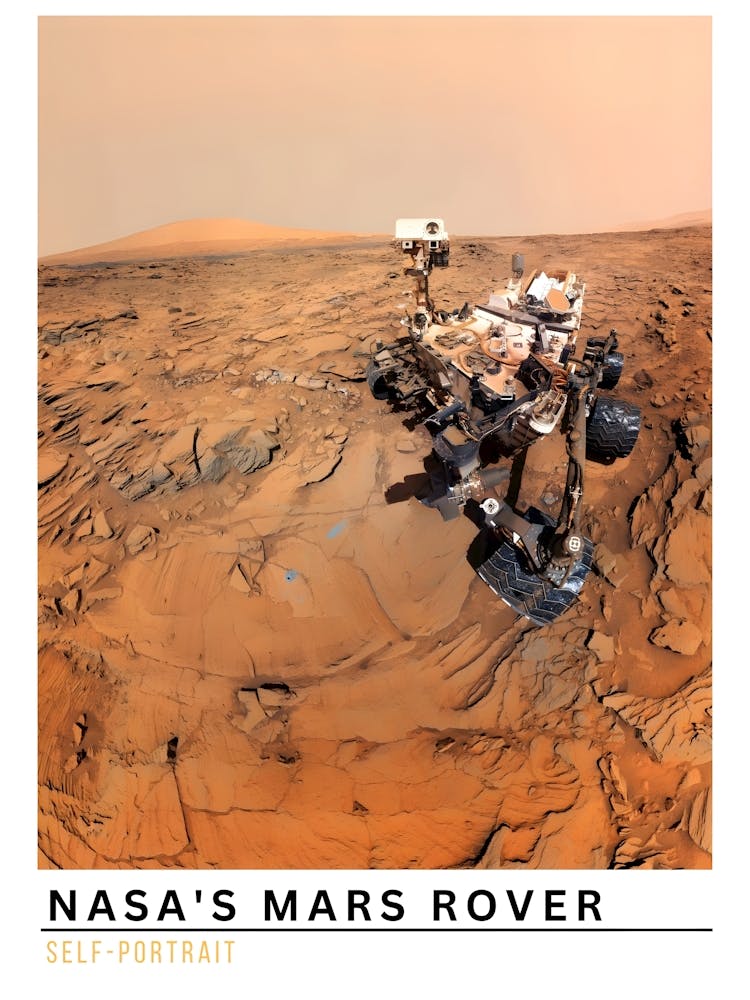 Mars Rover Portrait Mars Rover Self Portrait Art Print by Artbyn – Fy!