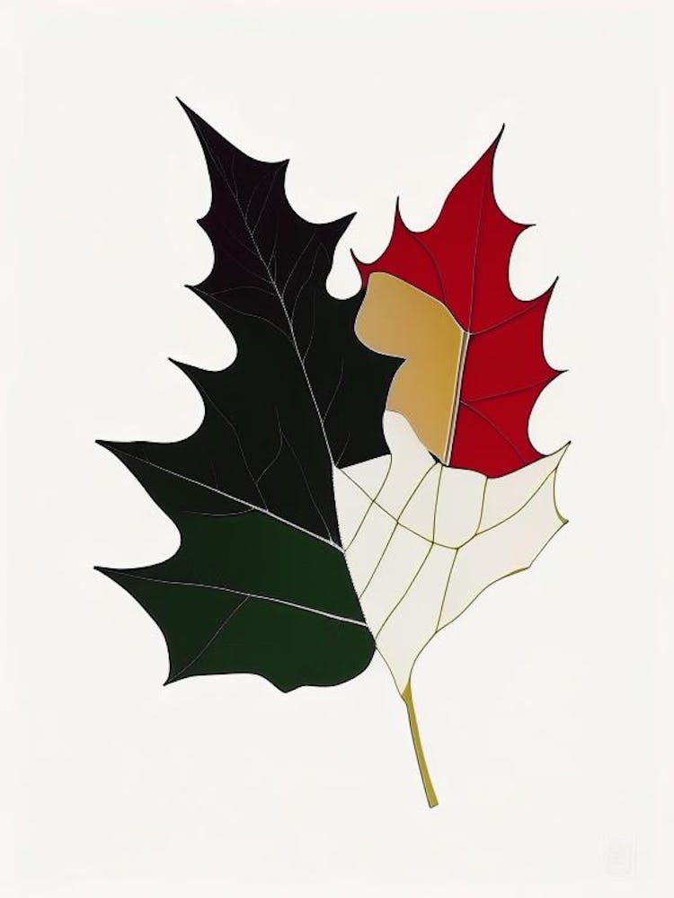 Holly Leaf Abstract