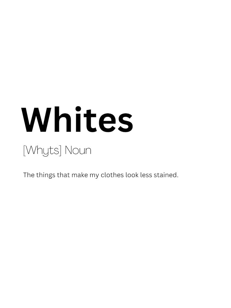 Whites Definition Meaning