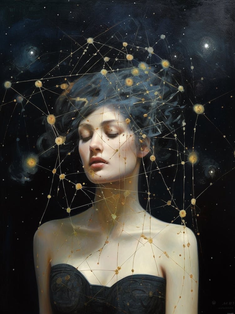 Whimsical Lady Universe Celestial 9